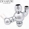 AZRR03CH-AZD Thermostatic Shower Diverter