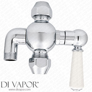 Arezzo Chrome Thermostatic Shower Diverter Valve Compatible with Rigid Riser Shower Kit AZRR03CH