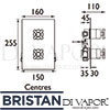 Bristan ALP SHCDIV C Spare Diagram