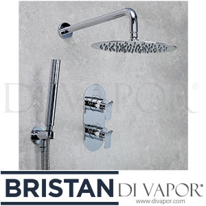 Bristan ALP SHWR PK Alp Shower Pack with Fixed Head and Wall Outlet Handset Spare Parts