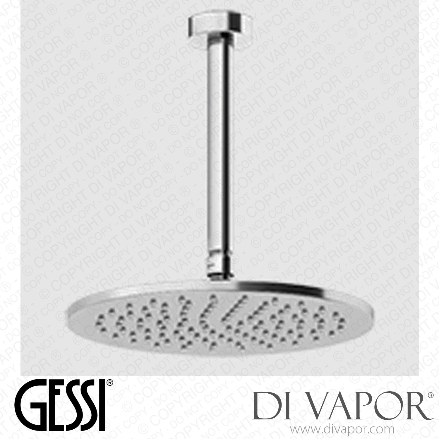 Gessi Ceilingmounted Adjustable Shower Head (Art. 63352) Spare Parts