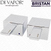 Bristan Quadrato Tap Knobs / Handle Replacement (Hot & Cold) - 100068