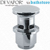 Bathstore 62mm Basin Click Clack Waste - Slotted