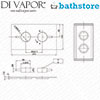 Thermostatic Triple Shower Valve
