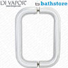 Bathstore 90000005235 Spare Shower Door Handle Kit - 6 Inches Centre to Centre (15.25cm)