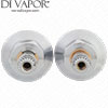 Bathstore Spare 90000013490 Bensham 1885 Pair of On Off Cartridges Compatible Cartridge
