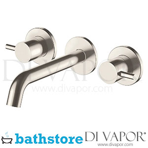 Bathstore Forge Stainless Steel 3 Hole Wall Mounted Basin Mixer Taps Spare Parts - B DV 109