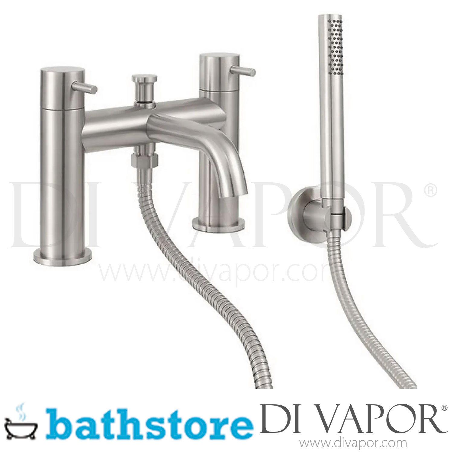 Bathstore Stainless Steel Deck Mounted Shower Mixer Tap Spare