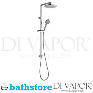 Bathstore Fresh Chrome Dual Shower Head & Riser Rail Kit Spare Parts - B DV 176