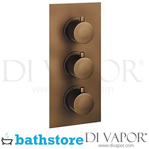 Bathstore Etta Bronze 3 Outlet Thermostatic Round Shower Valve Spare Parts - B DV 181