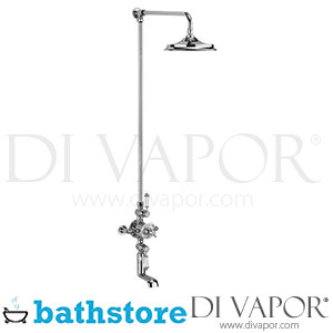 Bathstore Grand Chrome Exposed Thermostatic Shower Valve with Bath Filler Spare Parts - B DV 185