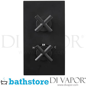 Bathstore Noir Black Concealed Dual Thermostatic Shower Valve Spare Parts - B DV 189