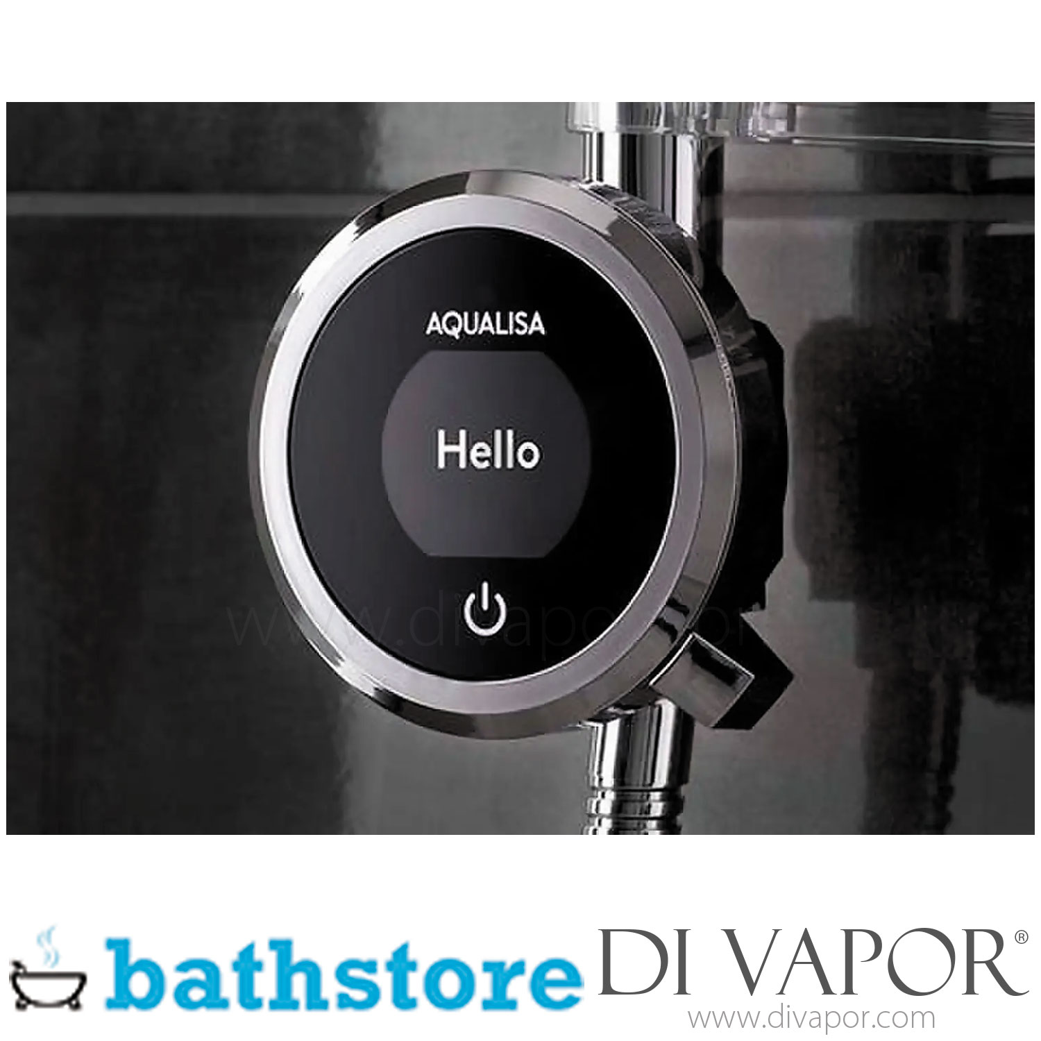 Bathstore Aqualisa Quartz Touch Exposed Digital Shower for Combi