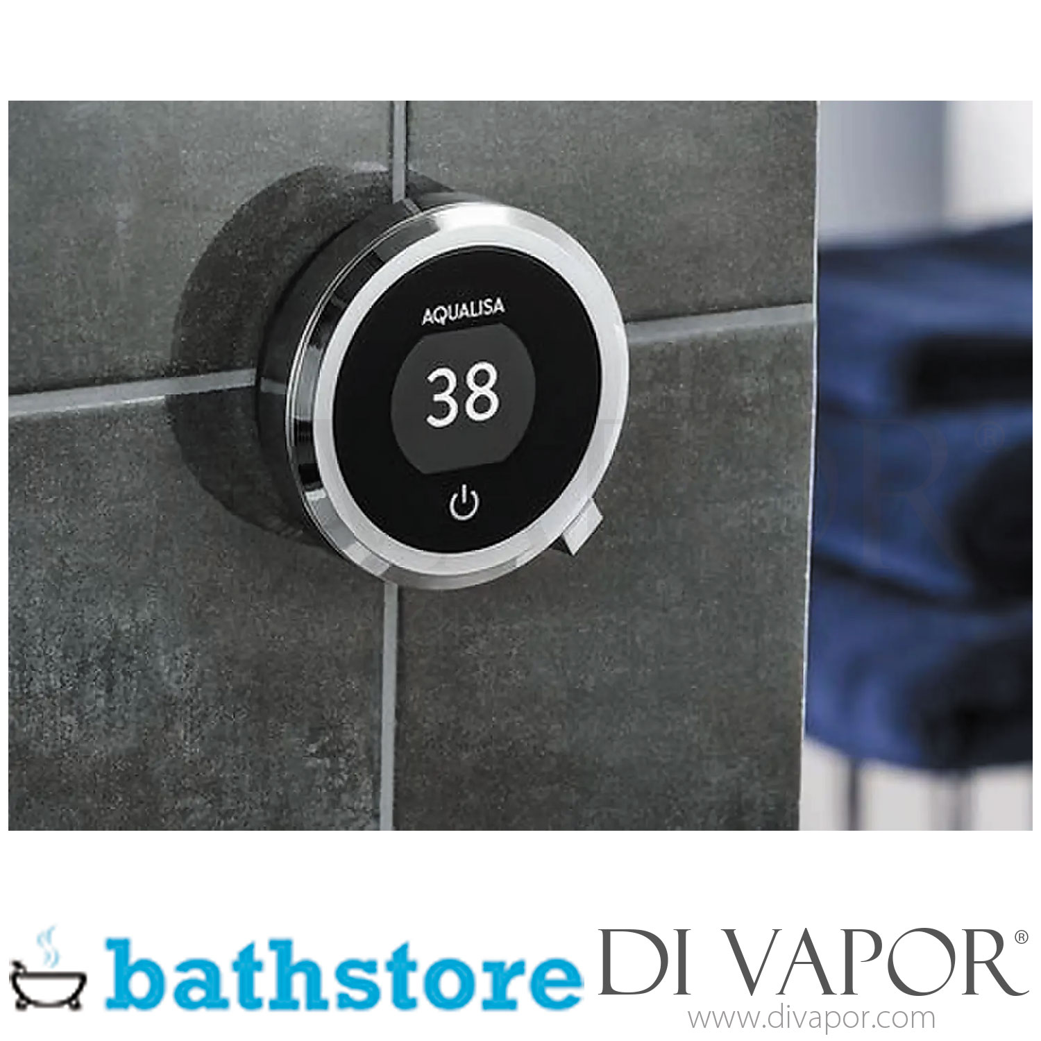 Bathstore Aqualisa Quartz Touch Concealed Digital Shower & Wall Head