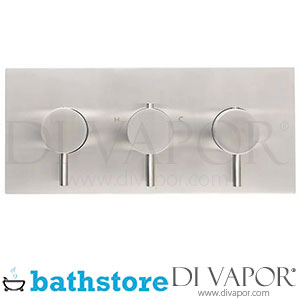 Bathstore Forge Stainless Steel Concealed Triple Thermostatic Horizontal Shower Valve Spare Parts - B DV 240