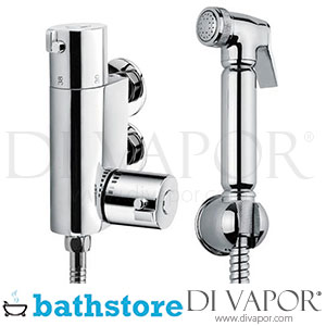 Bathstore Douche Kit with Thermostatic Valve Chrome Spare Parts - B DV 242