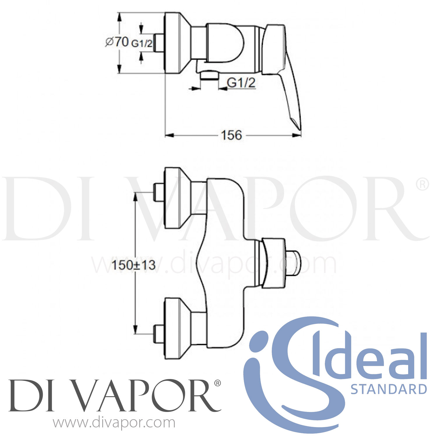 Ideal Standard B0051AA Tornado Shower Spare Parts
