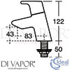 Ideal Standard B0162AA Spare Diagram