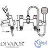 Ideal Standard B0167AA Mixer Spare Diagram