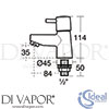 Ideal Standard B0168AA Spare Diagram