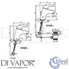 Ideal Standard B0246AA Mixer Spare Diagram