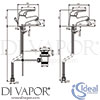 Ideal Standard B0292AA Mixer Spare Diagram