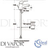 Ideal Standard B0291AA Mixer Spare Diagram