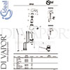 Ideal Standard B0291AA Mixer Spare Tech Diagram