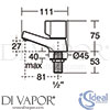 Ideal Standard B0349AA Spare Diagram