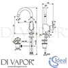 Ideal Standard B0410AA Spare Diagram