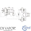 Ideal Standard B0411AA Spare Diagram