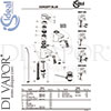 Ideal Standard B0672AA Mixer Spare Tech Diagram