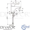 Ideal Standard B0703AA Spare Diagram