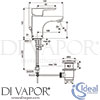 Ideal Standard B0704AA Mixer Spare Diagram