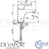 Ideal Standard B0705AA Mixer Spare Diagram