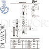 Ideal Standard B0722AA Mixer Spare Tech Diagram