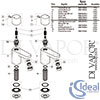 Ideal Standard Tempo Basin Pillar Taps Spares