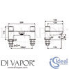 Ideal Standard B0730AA Spare Diagram