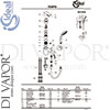 Ideal Standard B0733AA Mixer Spare Tech Diagram