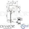Ideal Standard B0765A Mixer Spare Diagram