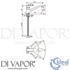Ideal Standard B0766AA Mixer Spare Diagram