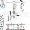 Ideal Standard B0766AA Mixer Spare Tech Diagram