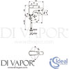 Ideal Standard B0769AA Mixer Spare Diagram
