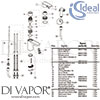 Ideal Standard Ceraplan III 1 Hole Basin Mixer Hand Shower Tap Spares