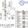 Ideal Standard Ceraplan III Kitchen Mixer DWV Tap Spares