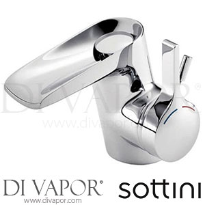 Sottini Paglia Waterfall Basin Mixer with Pop-Up Waste Spare Parts B1047AA GEN1
