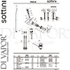 Sottini B1047AA Spare Tech Diagram