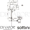 Sottini B1048AA Mixer Spare Diagram