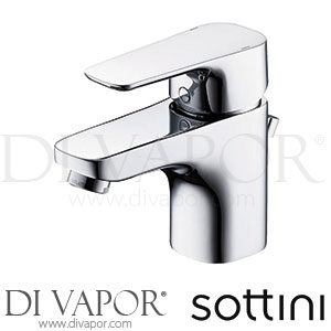 Sottini B1048AA Tesino Basin Mixer 5LPM with Pop-Up Waste Spare Parts
