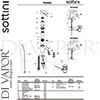 Sottini B1049AA GEN1 Mixer Spare Tech Diagram